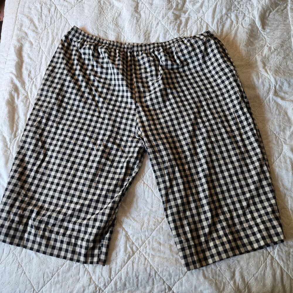 Nettle Studios Gingham Mid Easy Pants 4X